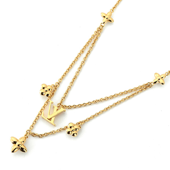 Louis Vuitton Necklace Flora Gram Gold - Picture 2 of 7